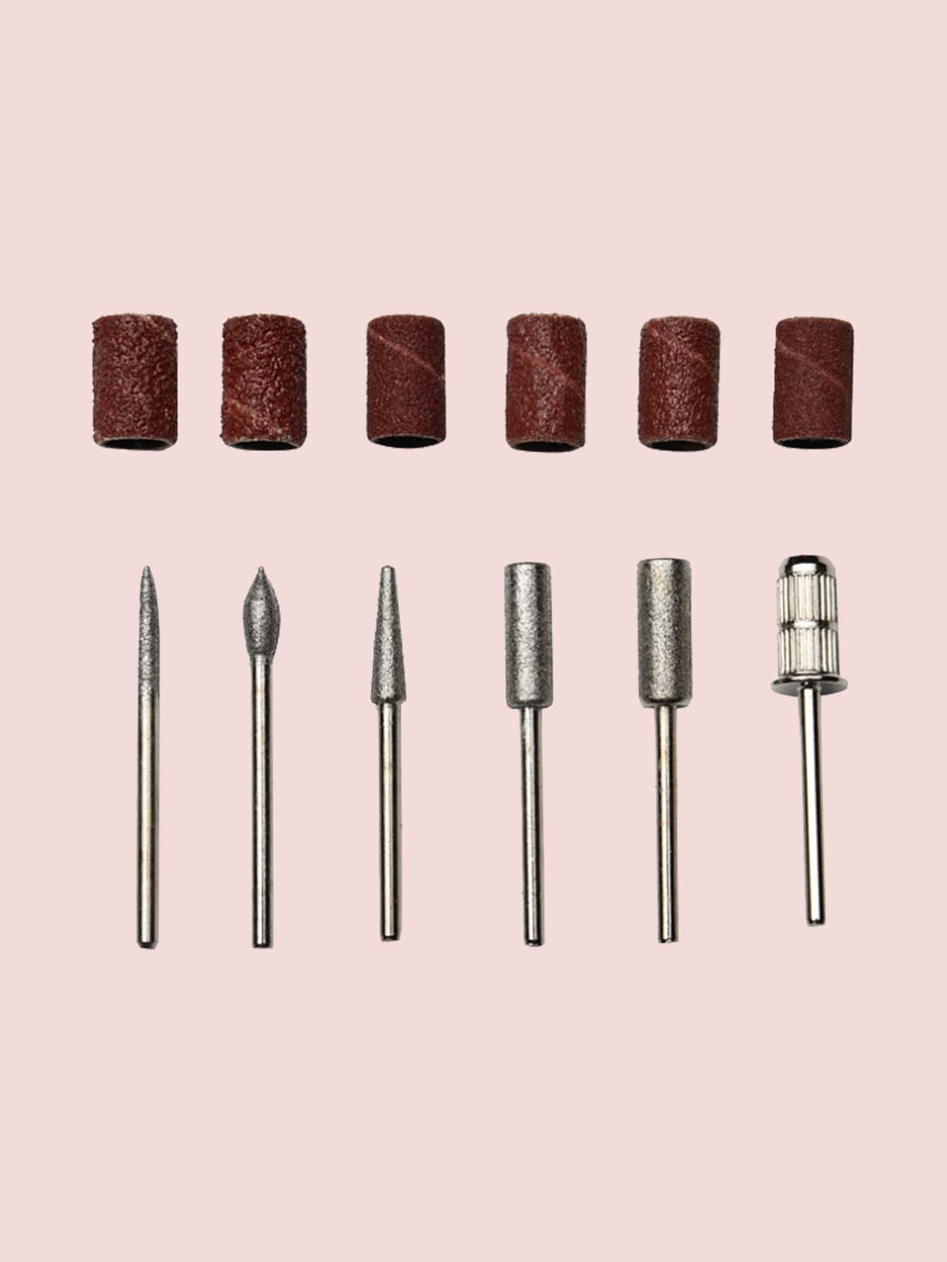 Nail Drill Bits Set, 12pcS