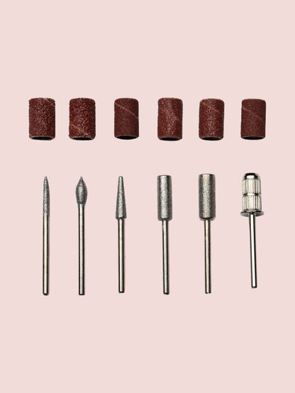 Nail Drill Bits Set, 12pcS