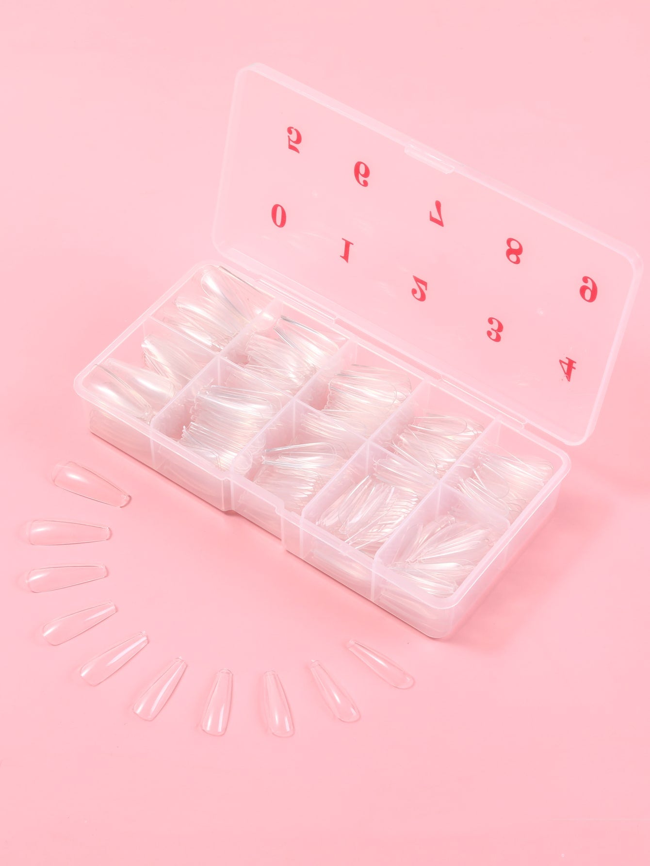 400pcs Long Coffin Fake Nail Press On Nails