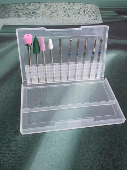 Nail Drill Bits Set, 10pcs