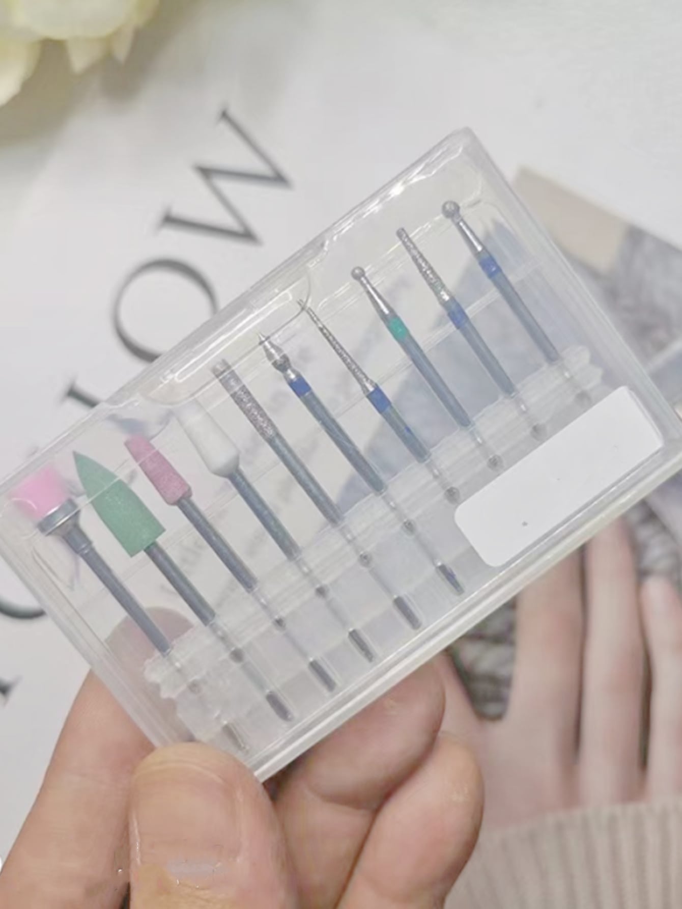 Nail Drill Bits Set, 10pcs