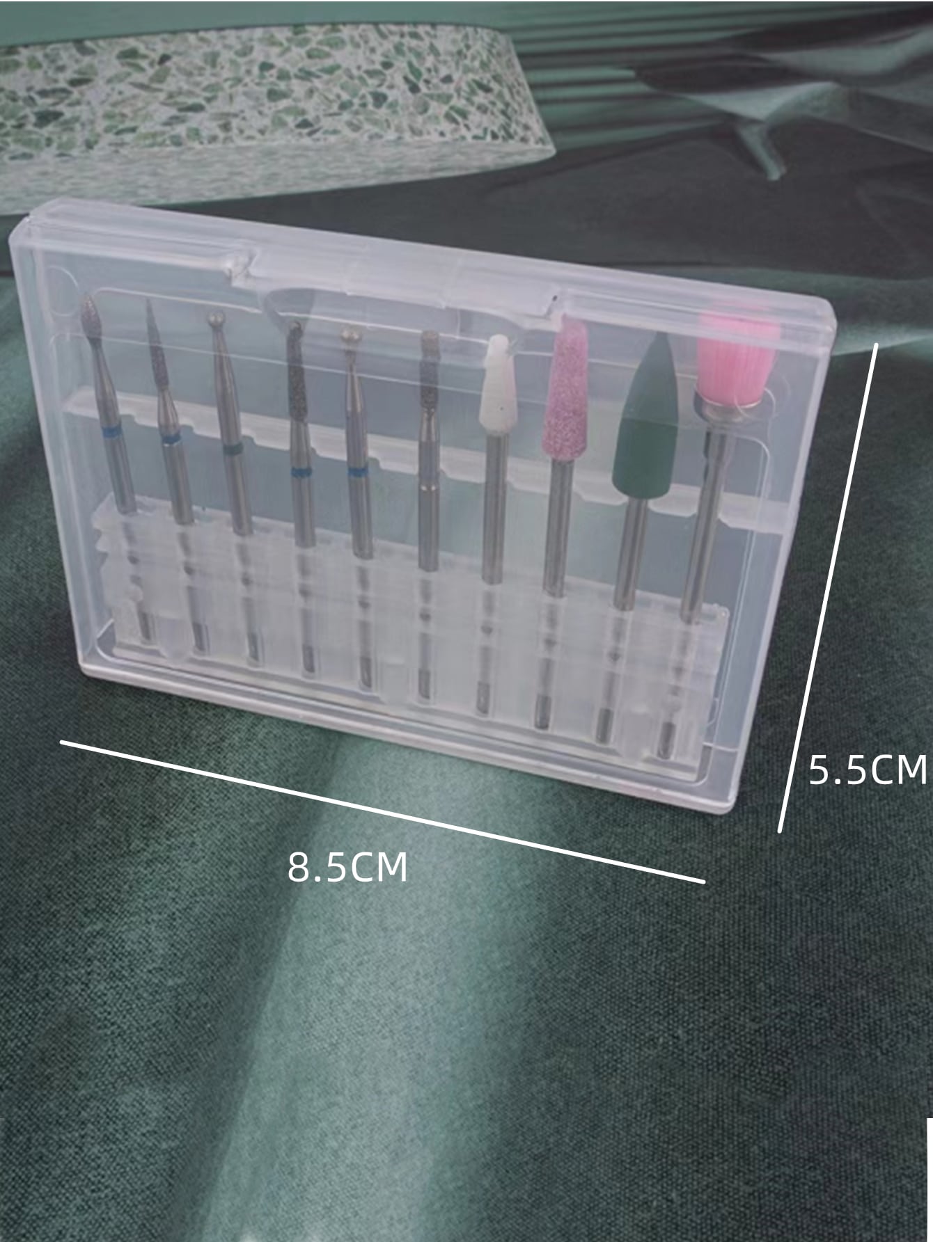 Nail Drill Bits Set, 10pcs