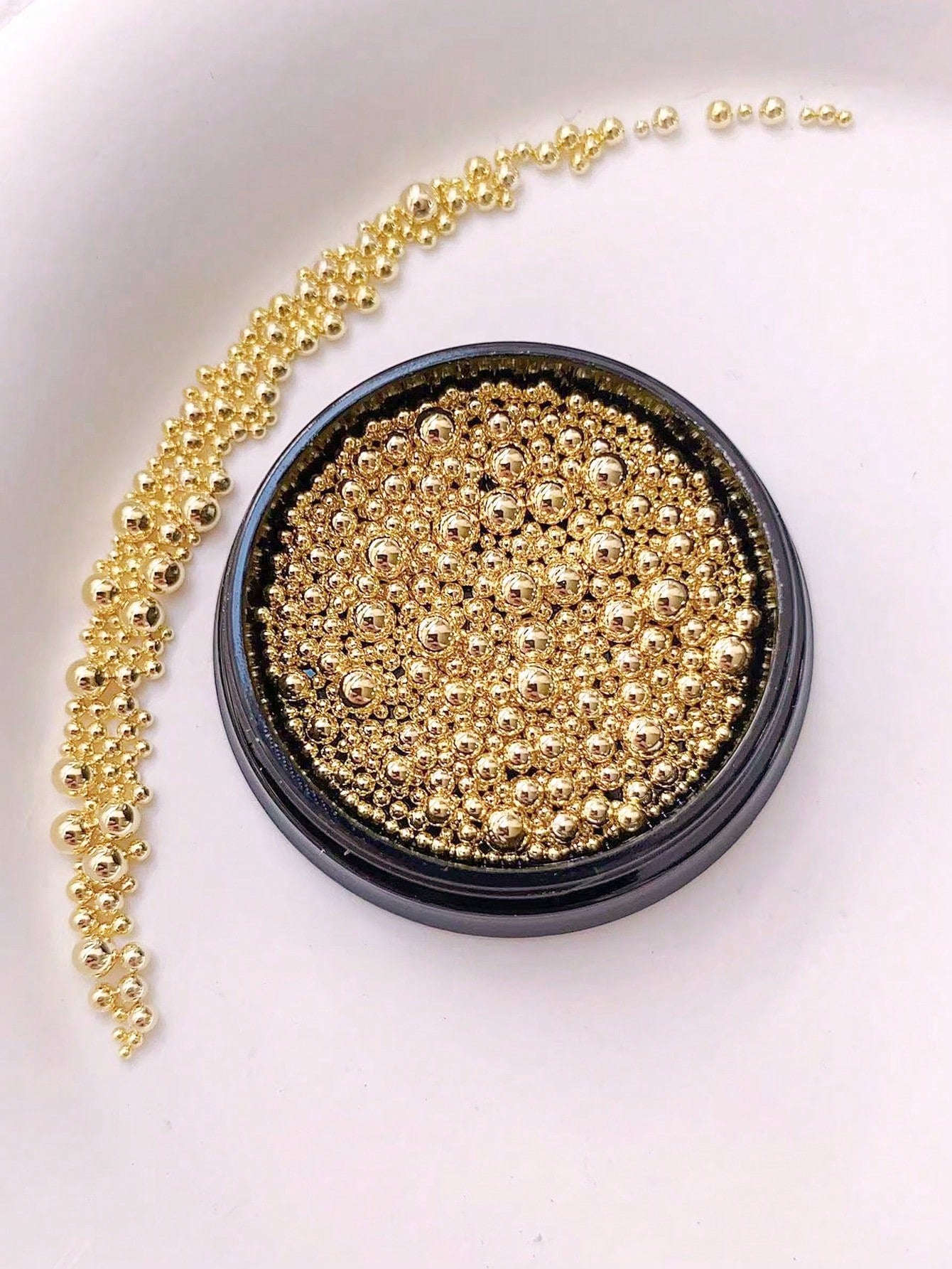 1box 3D Nail Art Rhinestones Caviar Beads