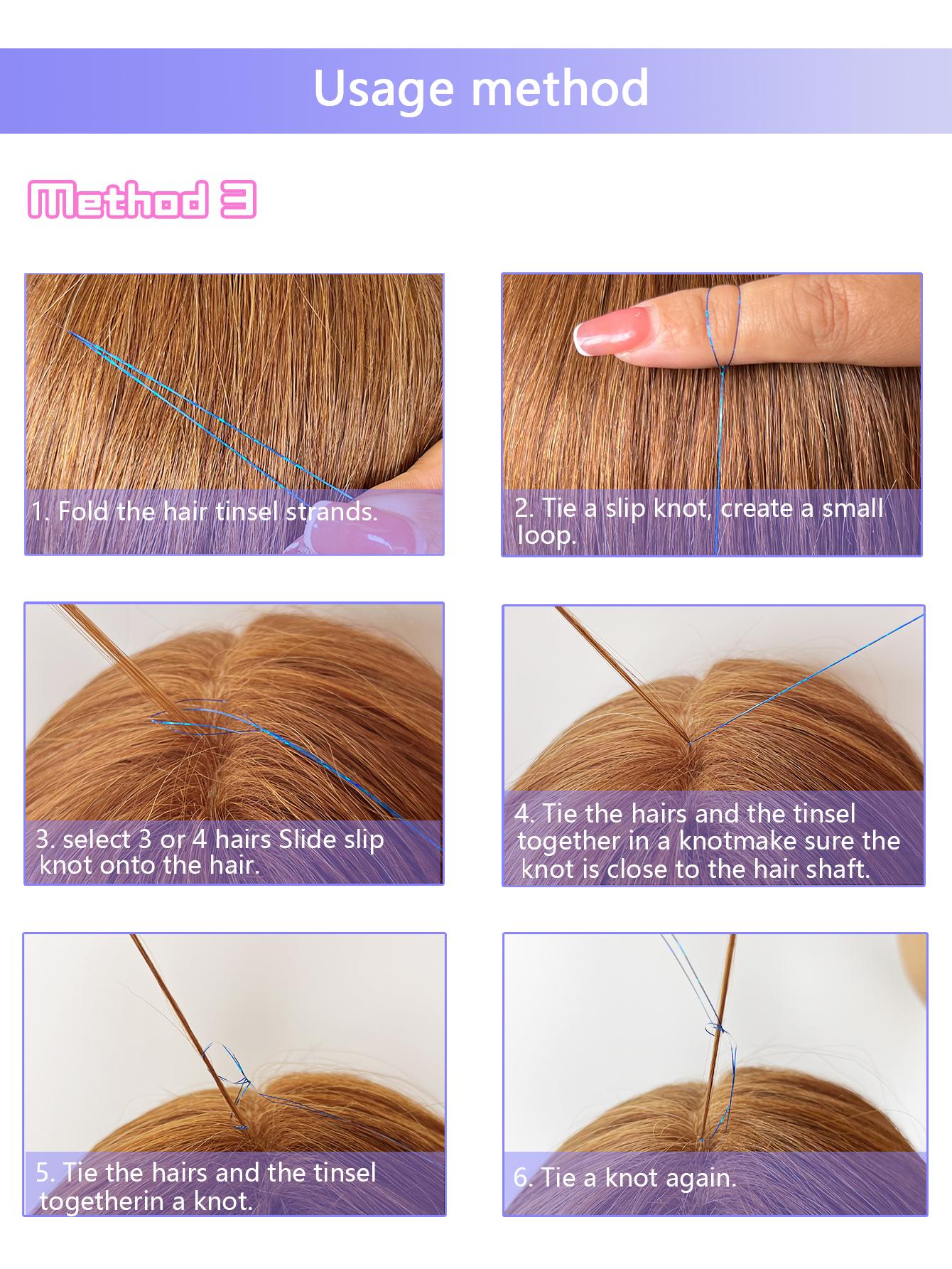 18pcs Sparkle Hair Extension Kit