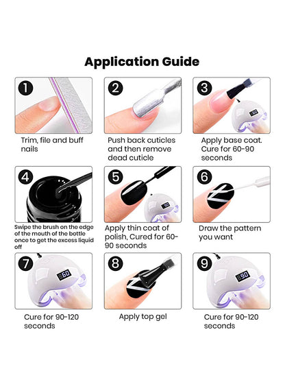 Sliver Line Gel Nail Polish