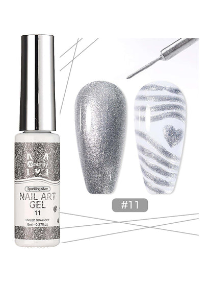Sliver Line Gel Nail Polish