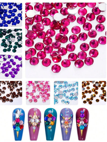 24 Grids Nail Art Rhinestones