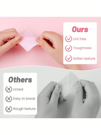 500PCS Lint Free Nail Wipes