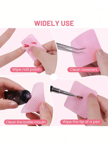 500PCS Lint Free Nail Wipes