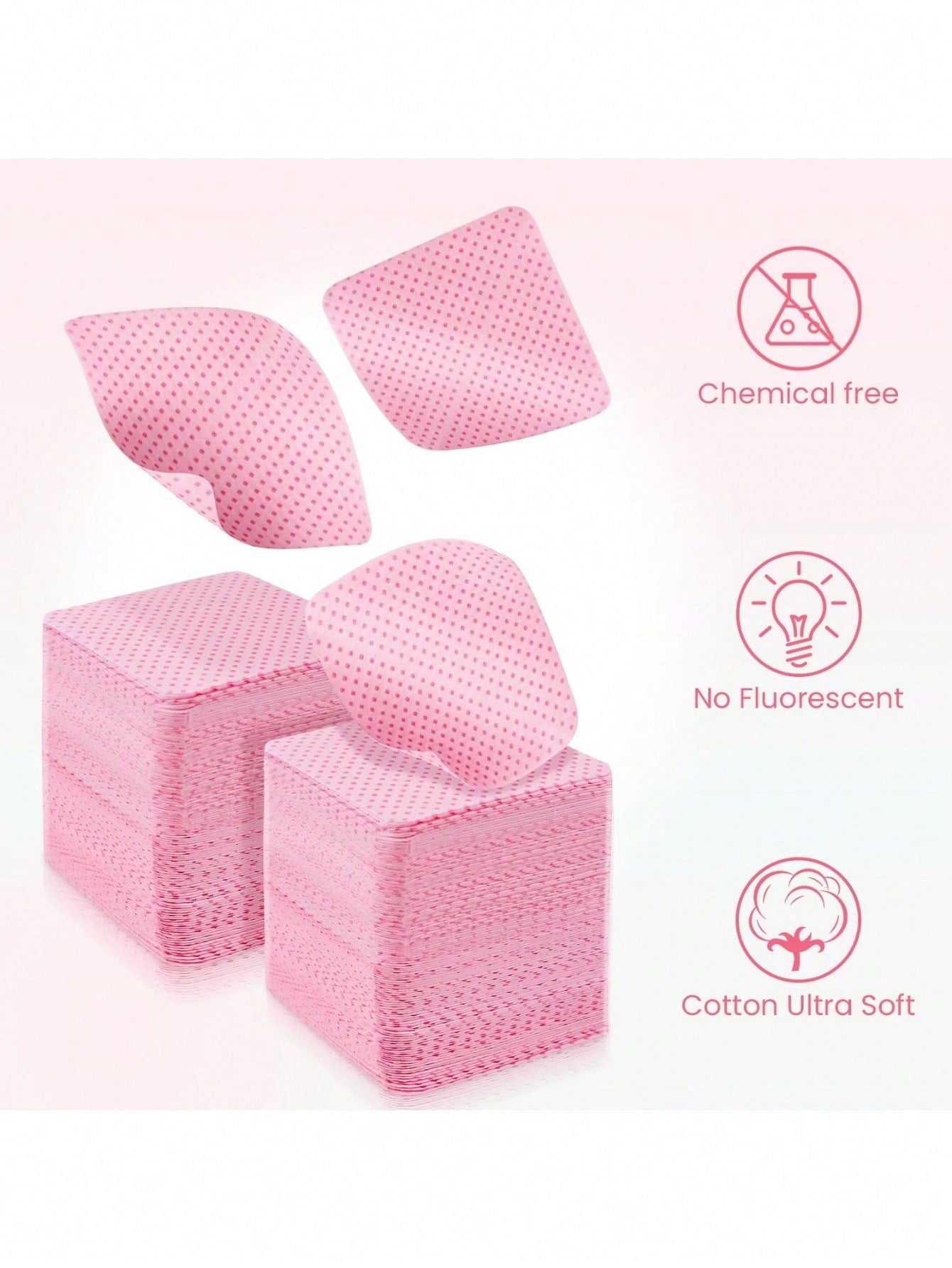 500PCS Lint Free Nail Wipes