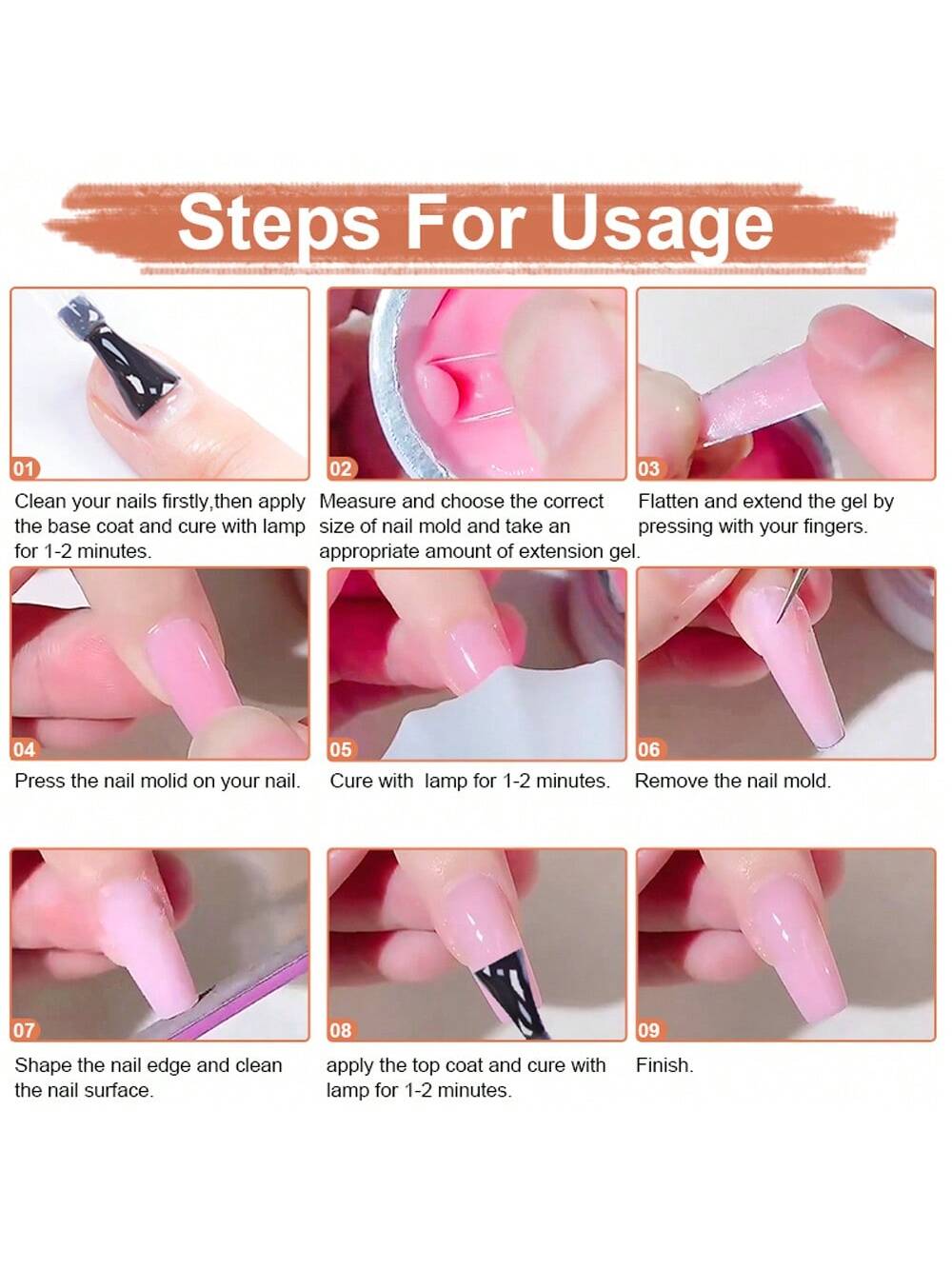 Solid Builder Nail Gel Kit