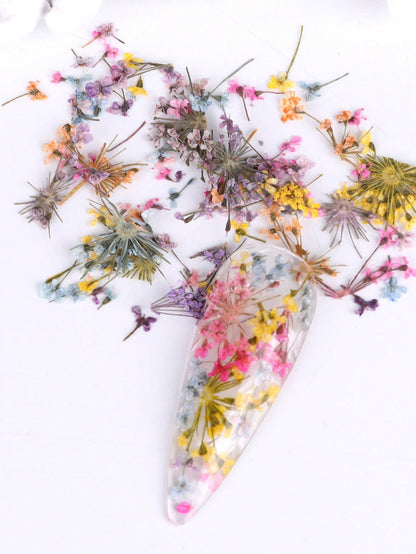 3D Lace Dried Flowers Nail Art Decoration 1 Box