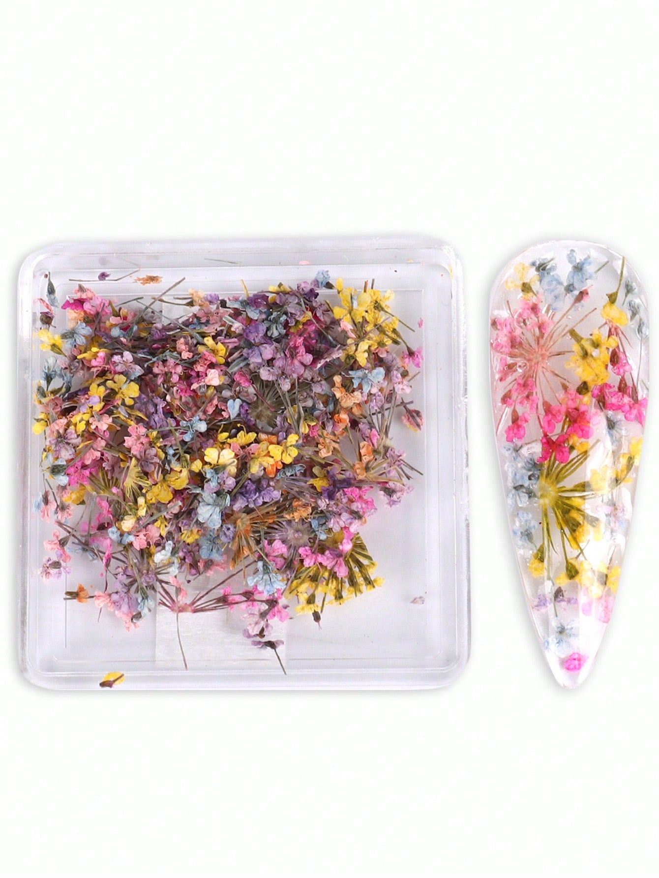 3D Lace Dried Flowers Nail Art Decoration 1 Box