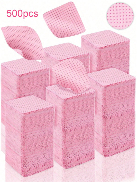 500PCS Lint Free Nail Wipes