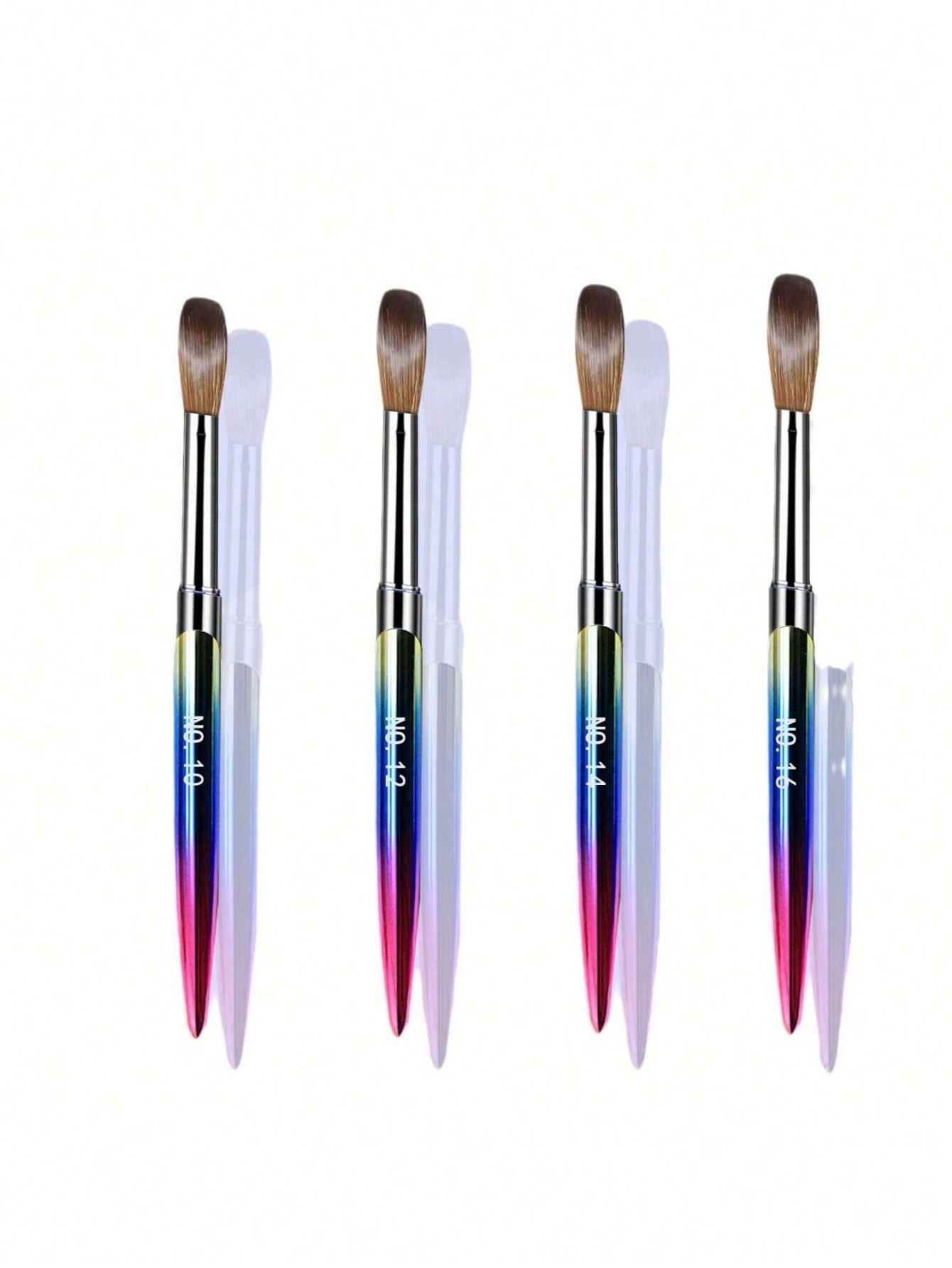 4Pcs Acrylic Nail Brush