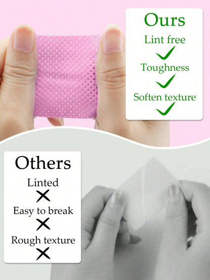 500PCS Lint Free Nail Wipes