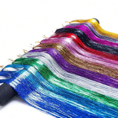 12 Colors Tinsel Hair Extensions