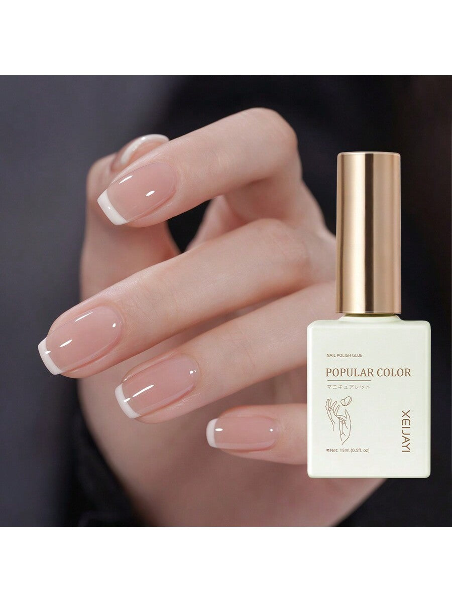 1pc Nude Pink Ice Gel Nail Polish 15ML