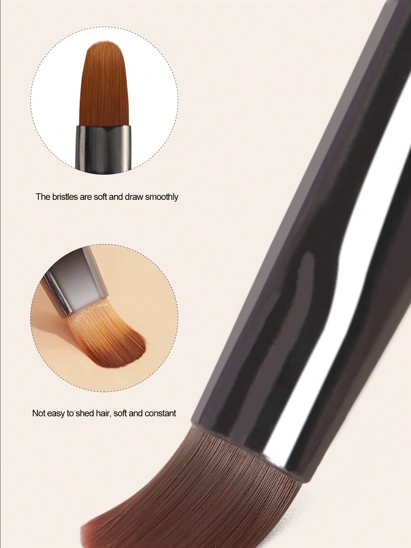 9PCS Acrylic French Stripe Nail Art Liner Brushes