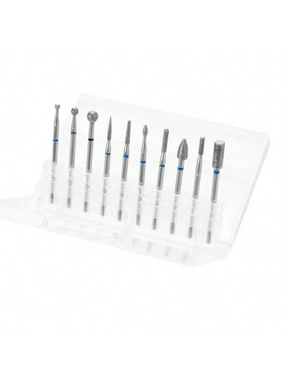 Nail Drill Bits Set, 10pcs