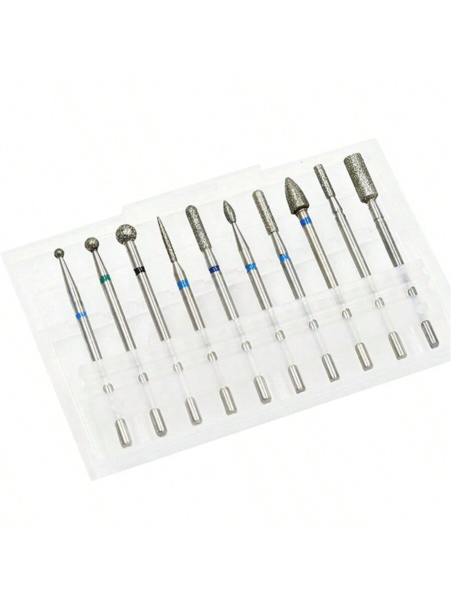 Nail Drill Bits Set, 10pcs