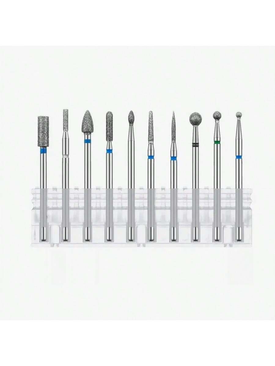 Nail Drill Bits Set, 10pcs