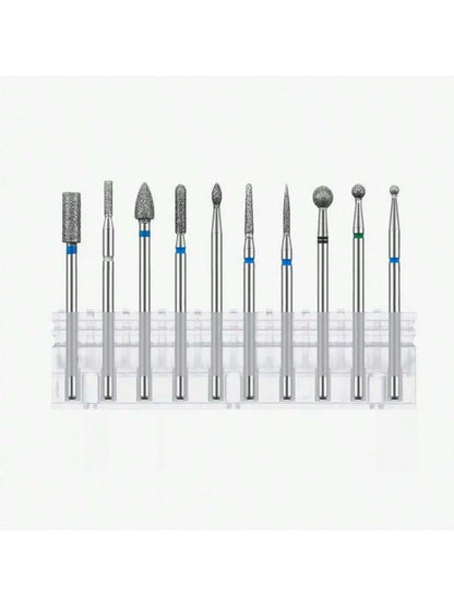 Nail Drill Bits Set, 10pcs