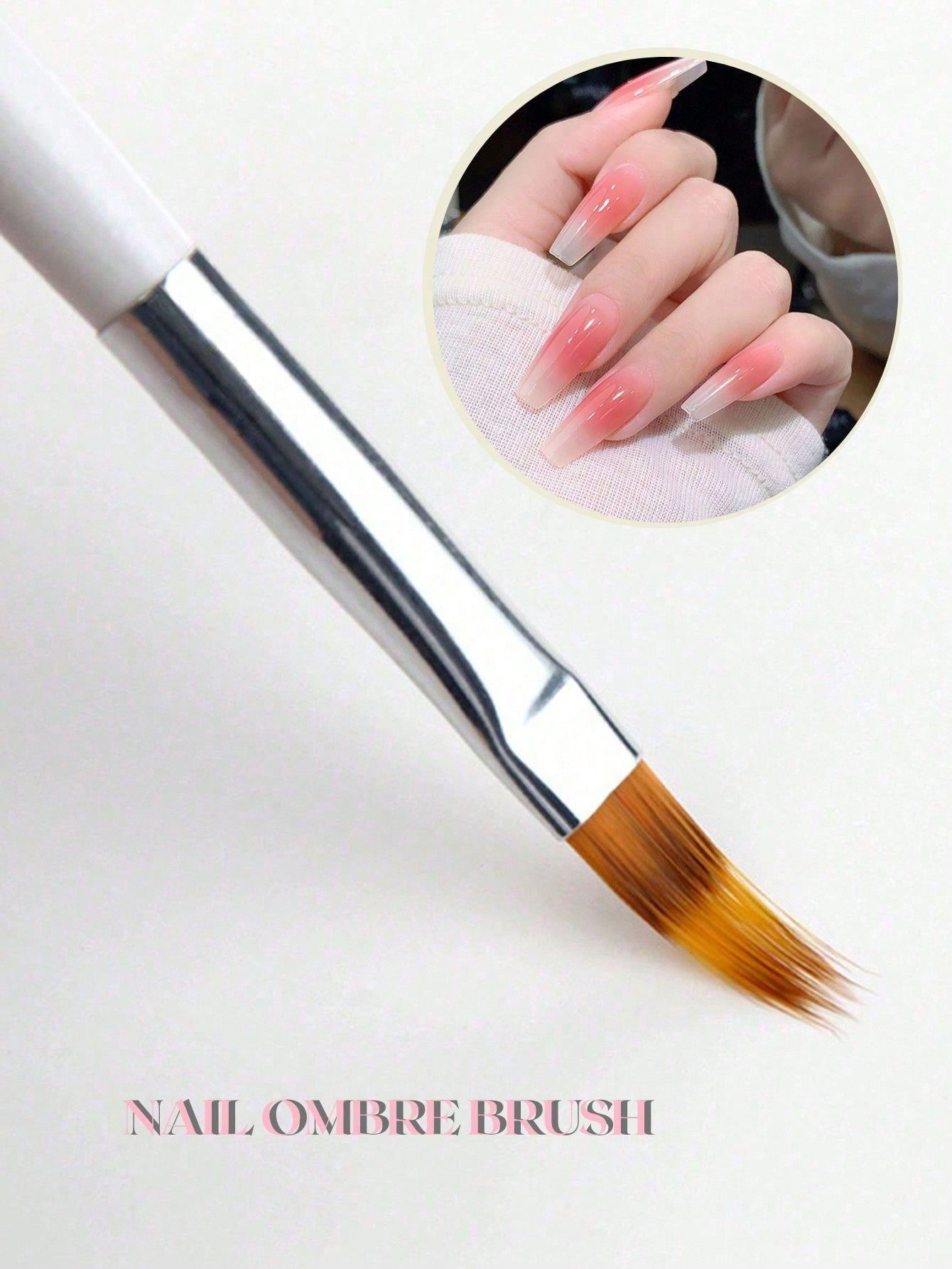 1Pc Ombre Effect Nail Art Brush