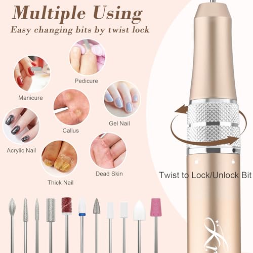 Kredioo Electric Professional Nail Drill 35000RPM