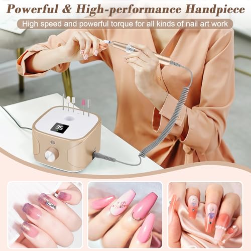 Kredioo Electric Professional Nail Drill 35000RPM