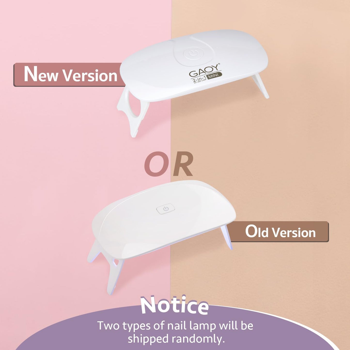 GAOY Poly Gel Nail Kit with U V Light Starter Kit, (6 Colors)