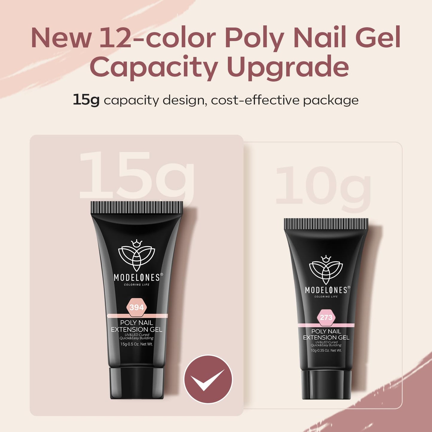 Modelones Poly Nail Gel Set (12 Colors)