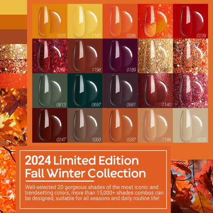 Modelones 20 Colors Gel Nail Polish Kit