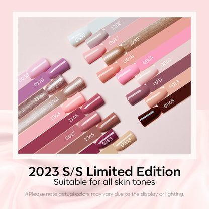 Modelones 24 Pcs Gel Nail Polish Colors Set (20 Colors)