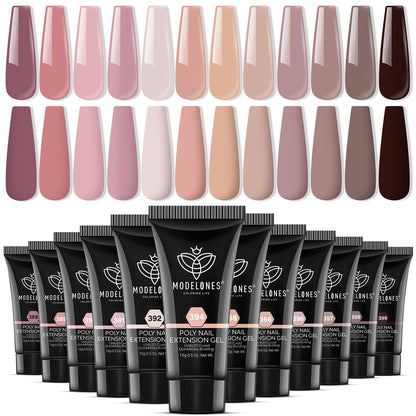 Modelones Poly Nail Gel Set (12 Colors)