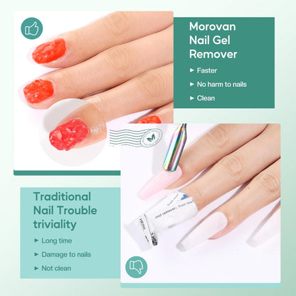 Morovan Gel Nail Polish Remover Kit