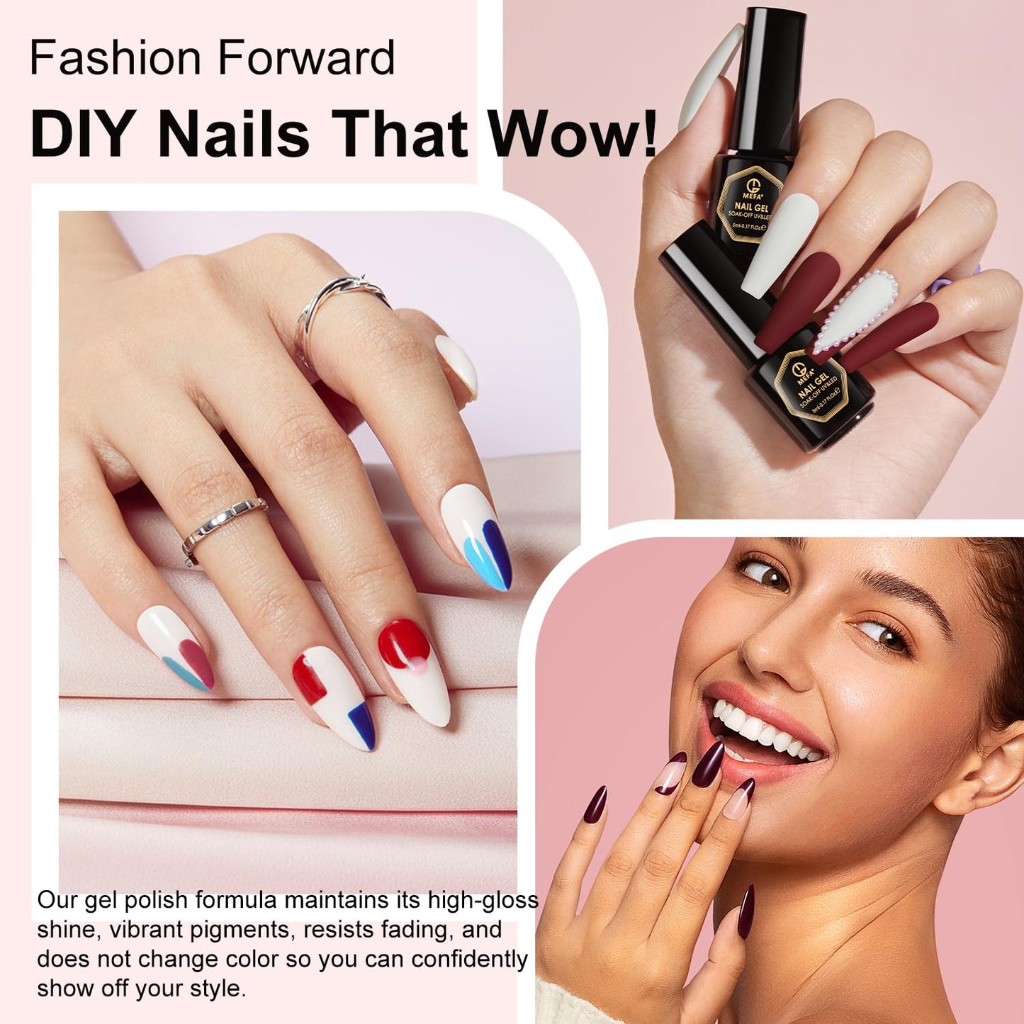 MEFA Gel Nail Polish Kit (23 Pcs)