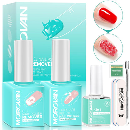 Morovan Gel Nail Polish Remover Kit