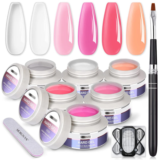 Morovan Builder Gel Nail Kit - (6 Colors)