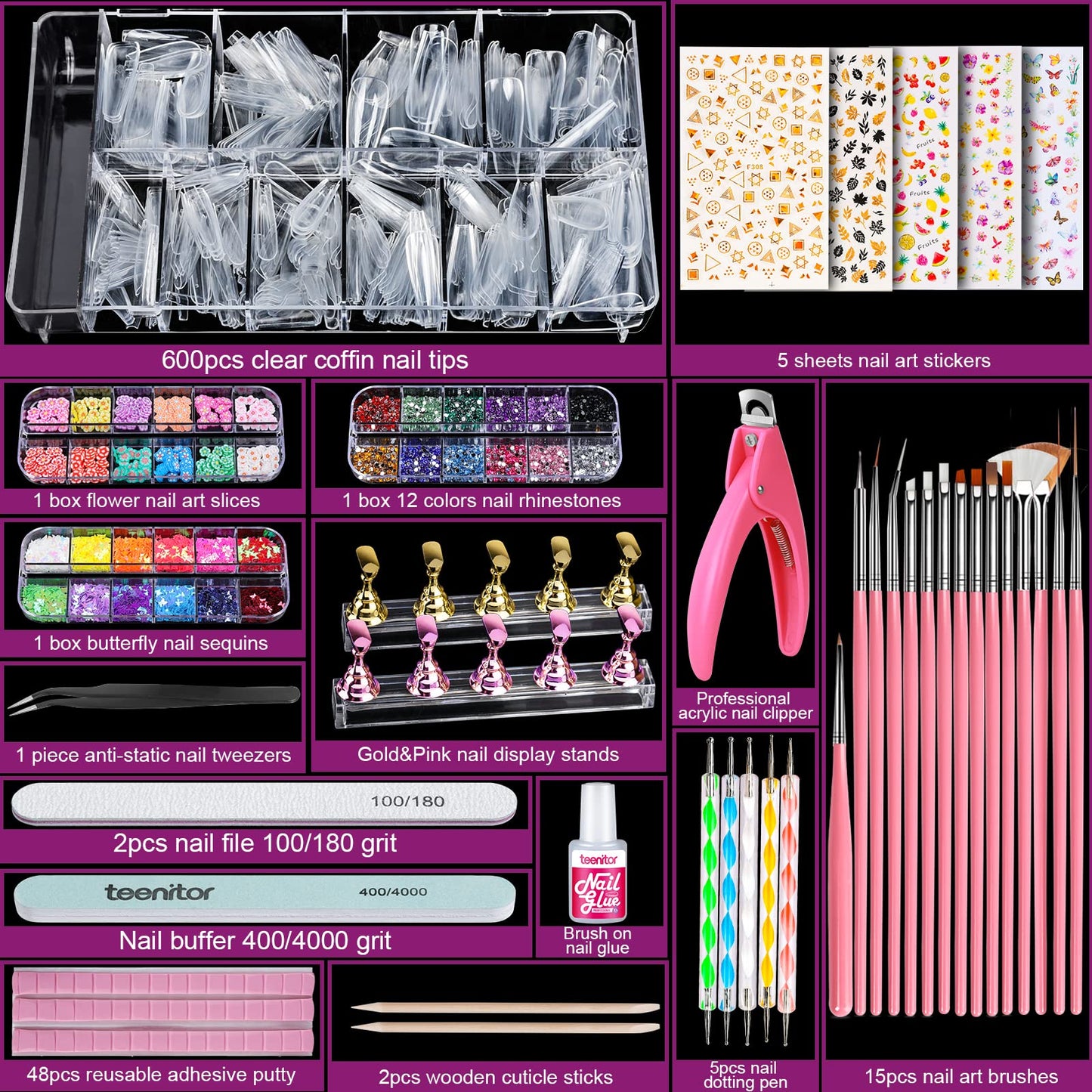 Fake Nails Kit