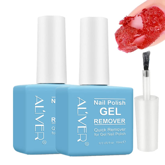 Gel Nail Polish Remover (2 Packs)