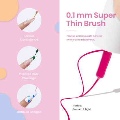 Liner Gel Polish (12 Pcs)