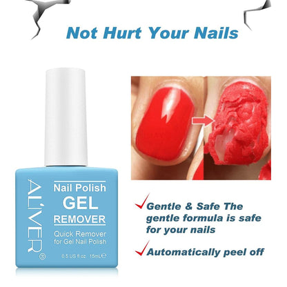 Gel Nail Polish Remover (2 Packs)