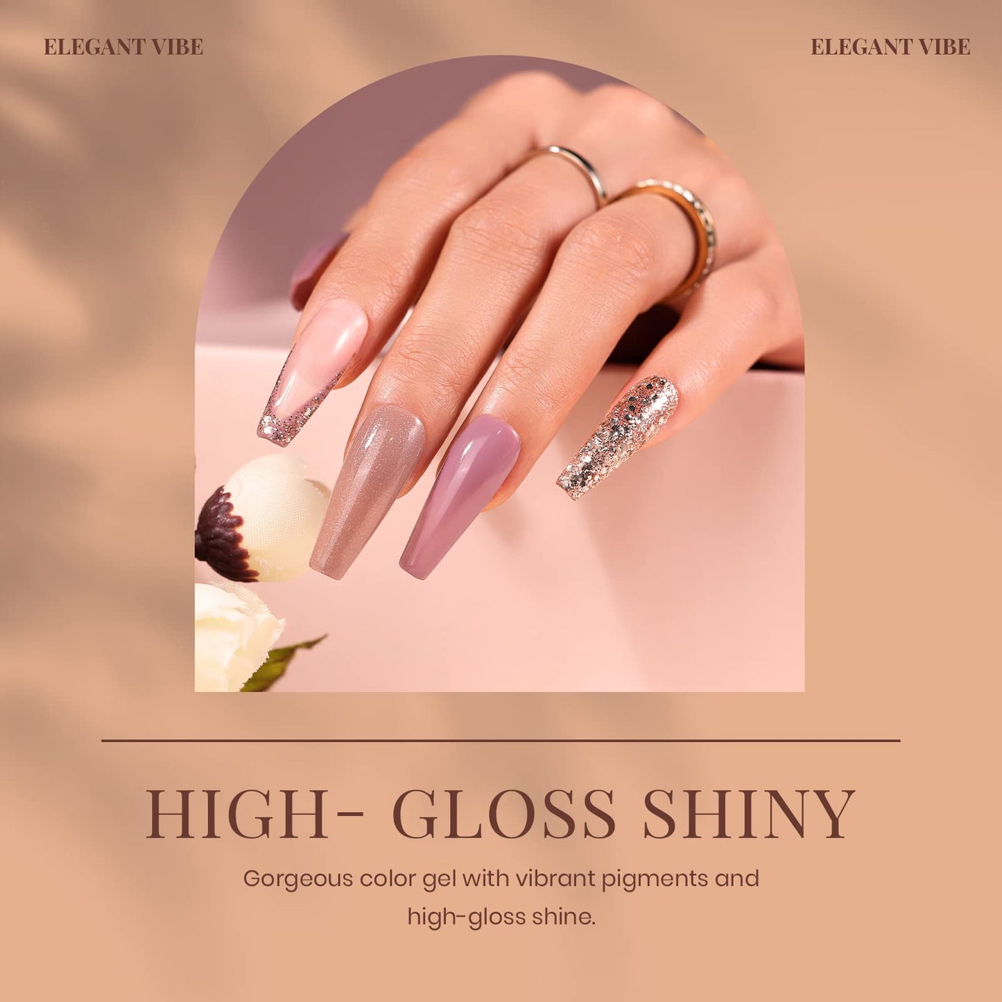 Gel Nail Polish Set (16 PCS) (15ml)