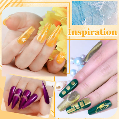 Gel Nail Polish Kit (27 Pcs)