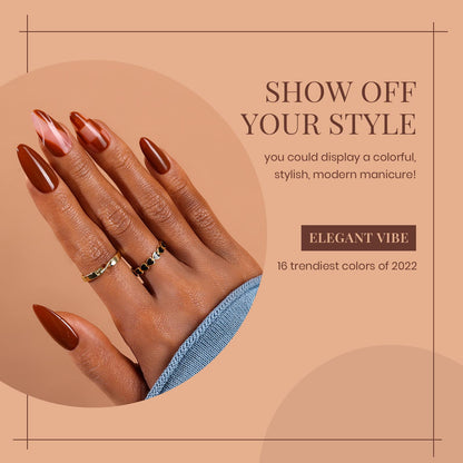 Gel Nail Polish Set (16 PCS) (15ml)